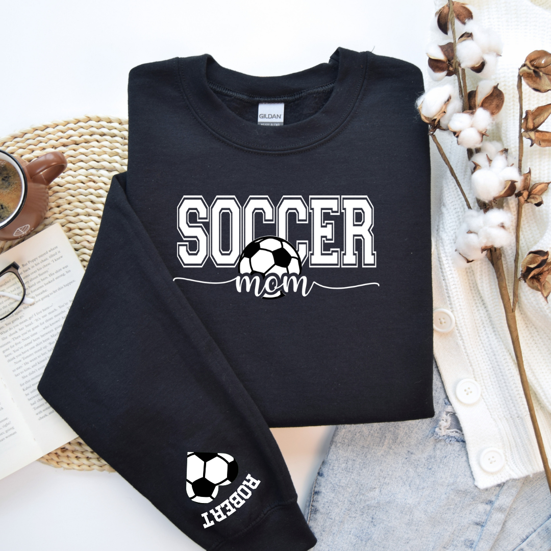 Personalized Soccer Mom Crewneck
