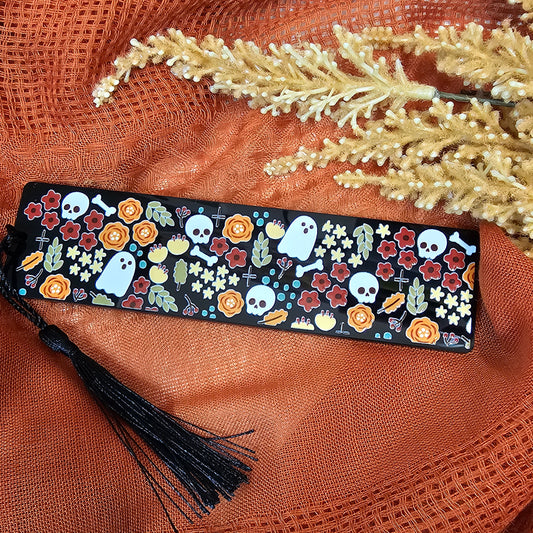 Floral Bones Bookmark