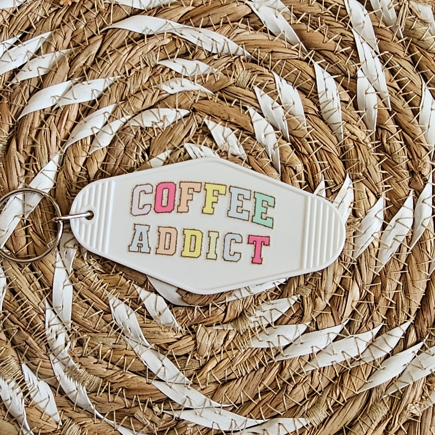 Coffee Addict Keychain