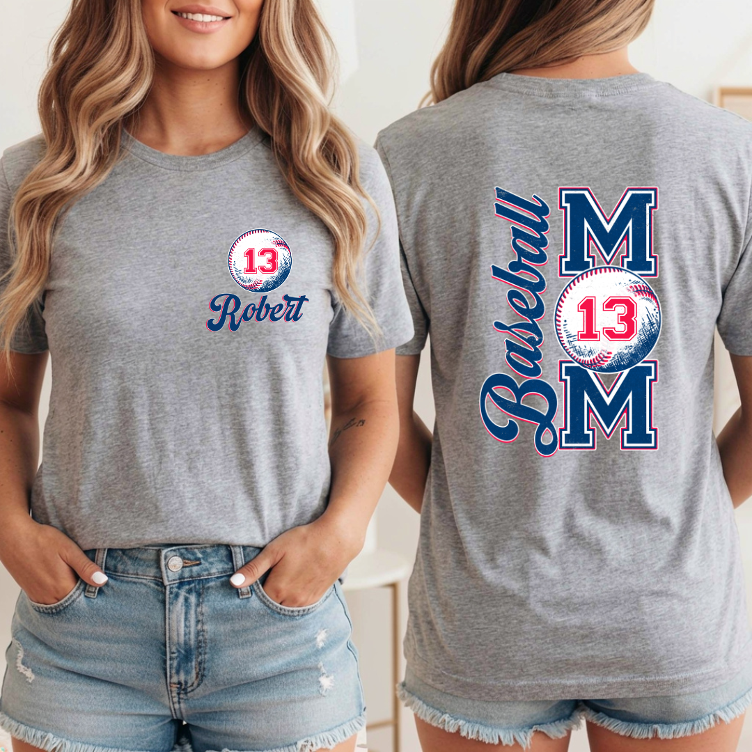 Custom Baseball Mom