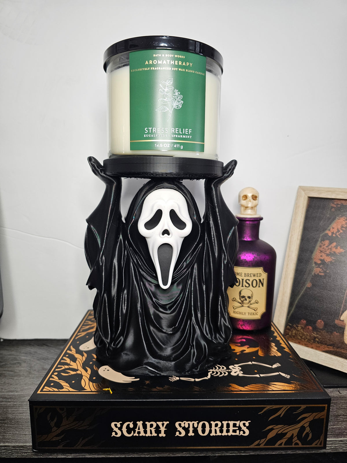 Ghostface Candle Holder