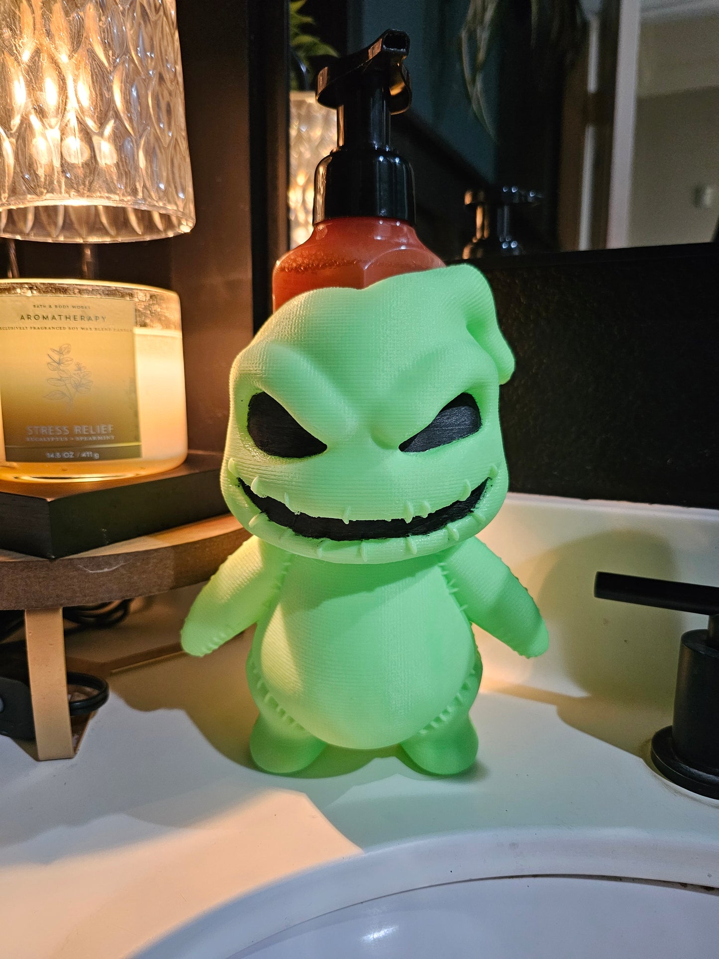 Glow-in-the-Dark Oogie Boogie Soap Dispenser