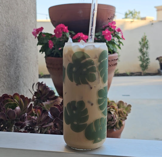 Monstera Leaf Color Changing Cup