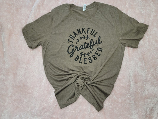 Thankful, Grateful, Blessed