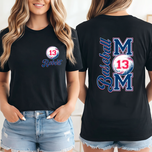 Custom Baseball Mom