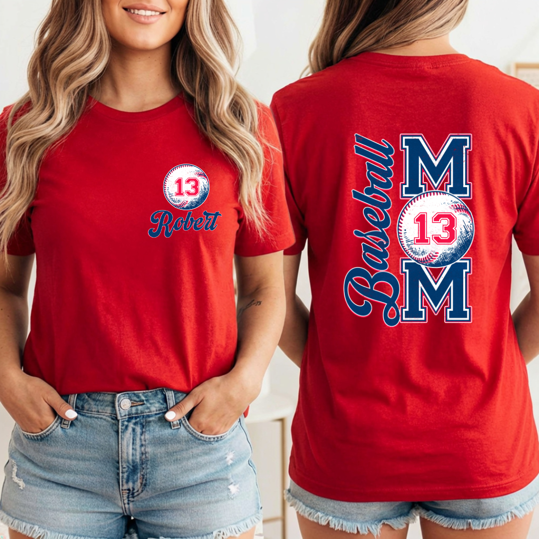 Custom Baseball Mom