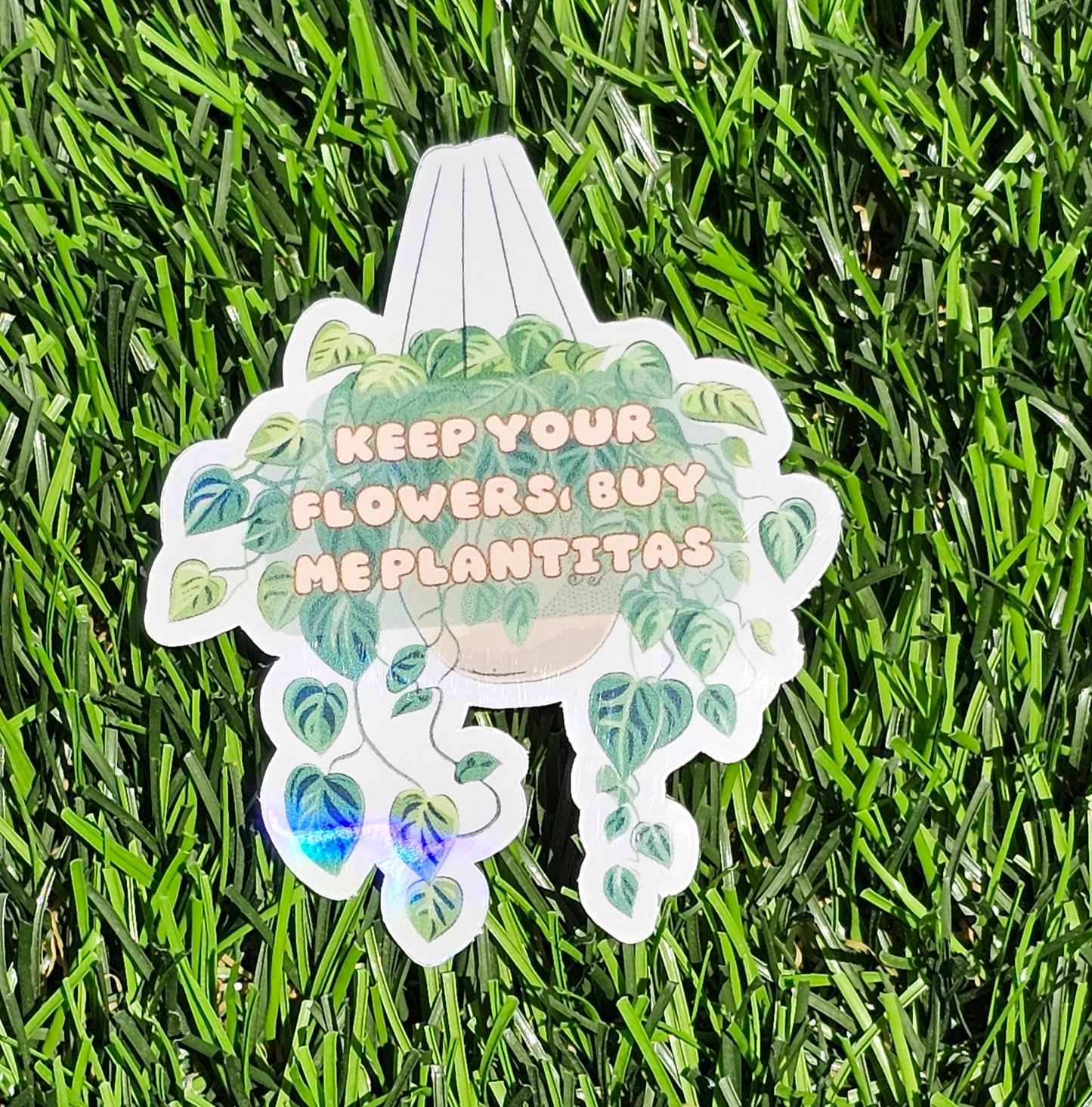Buy Me Plantitas Sticker