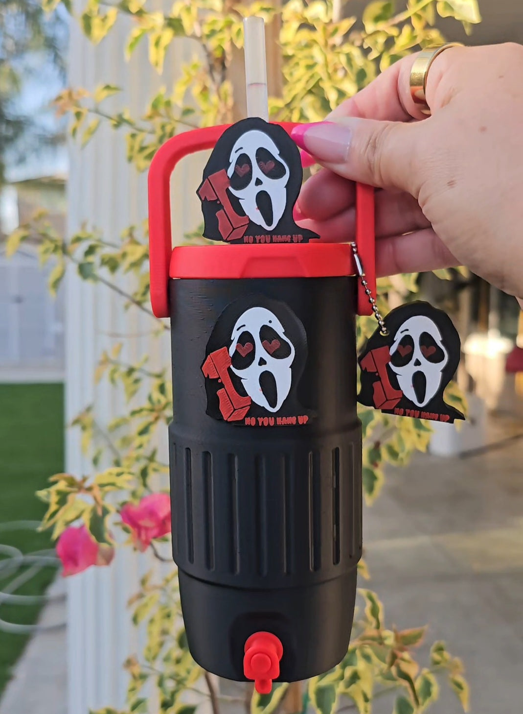 Ghostface Slim Can Koozie