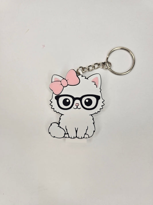 Cute Cat Can Tab Opener Keychain