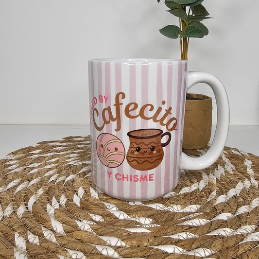 Fueled by Cafecito y Chisme Mug