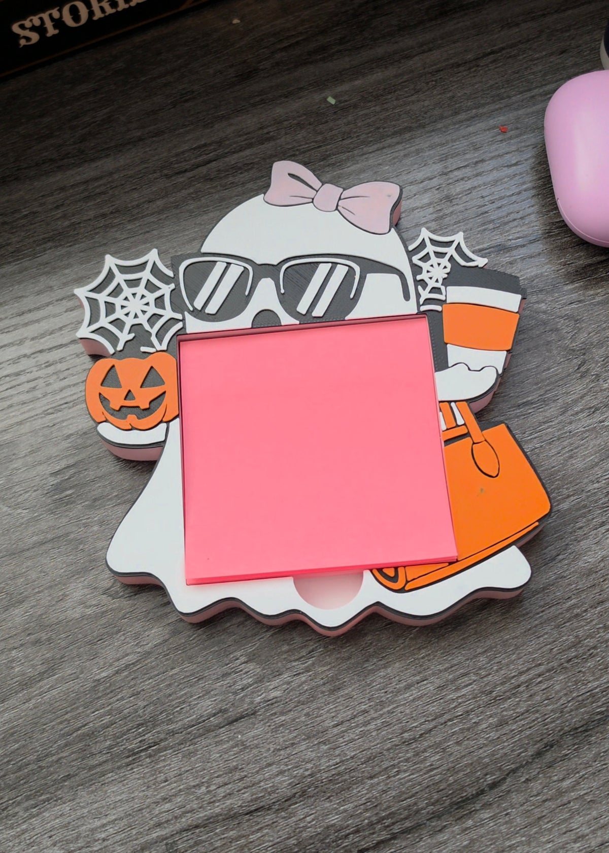 Ghost Post-It Note Holder